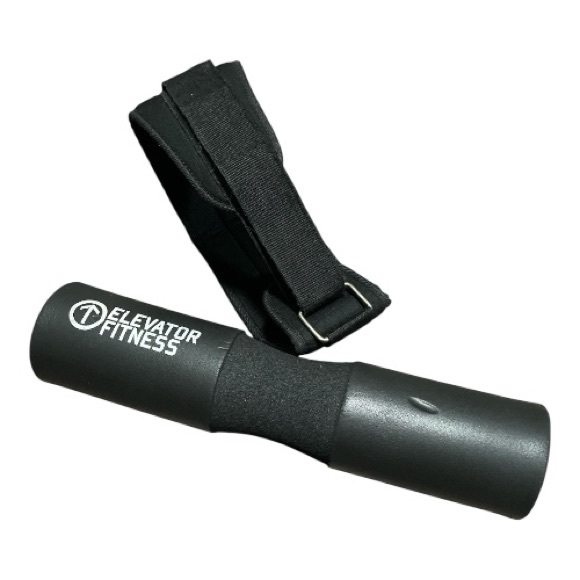 Black Barbell Pad & WeightLifting Velcro Women’s Belt - Picture 1 of 2